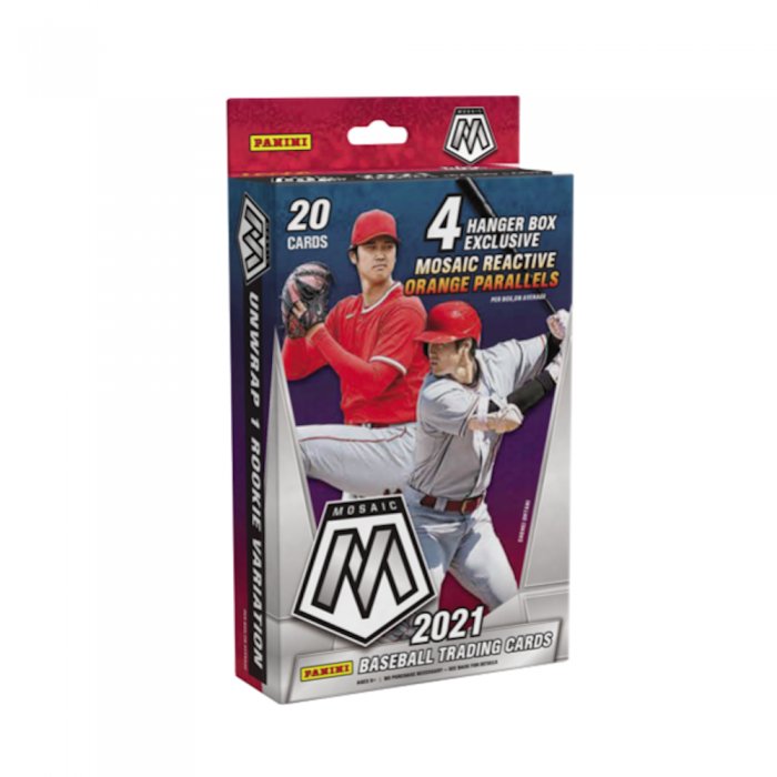 2021 Panini Mosaic Baseball Hanger Box (Orange Parallels)