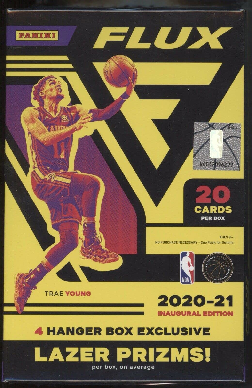 2020-21 PANINI FLUX NBA TRADING CARDS FACTORY SEALED 20 CARD HANGER BOX